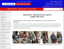 Tablet Screenshot of ameriglide.com
